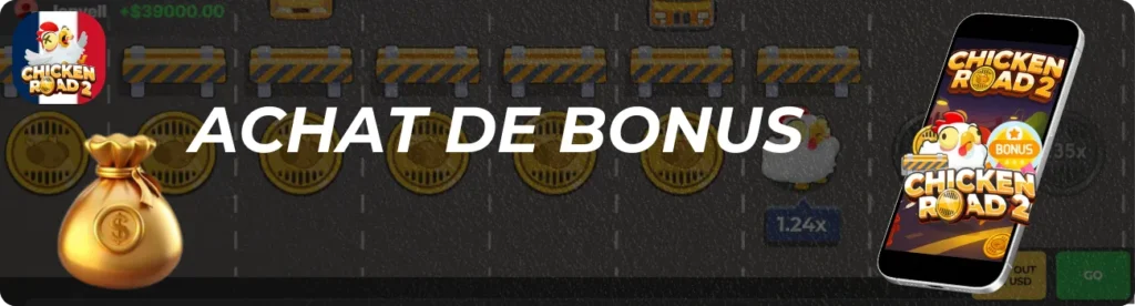 Achat de bonus